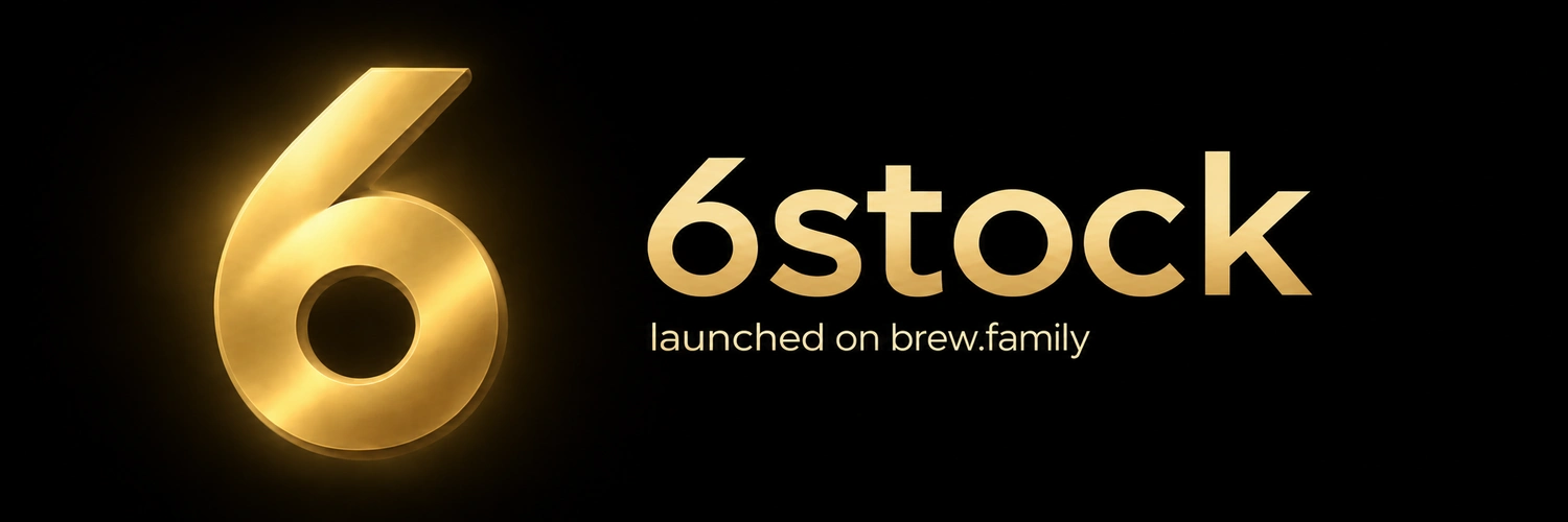 6stock, launched on brew.family